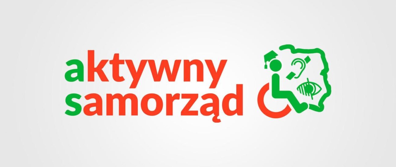 Banner z napisem "aktywny samorząd"